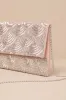 Gehlilah Clear and Blush Beaded Clutch sold by Lulus