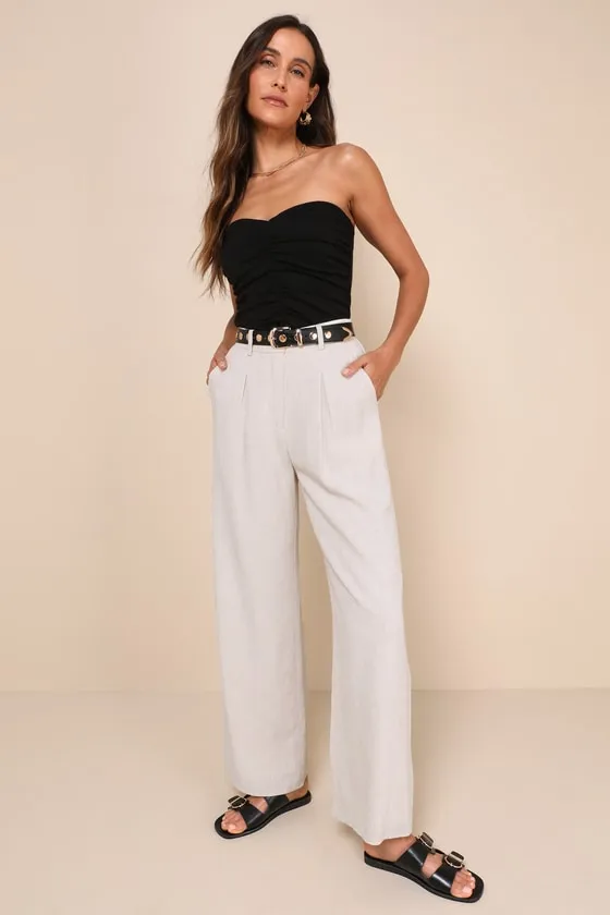 Immense Perfection Black Ruched Strapless Top sold by Lulus product image thumbnail 2