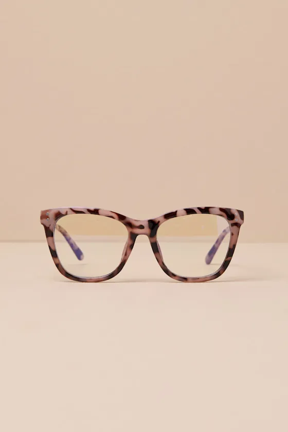 Busy Behavior Tortoiseshell Blue Light Glasses sold by Lulus product image thumbnail 2
