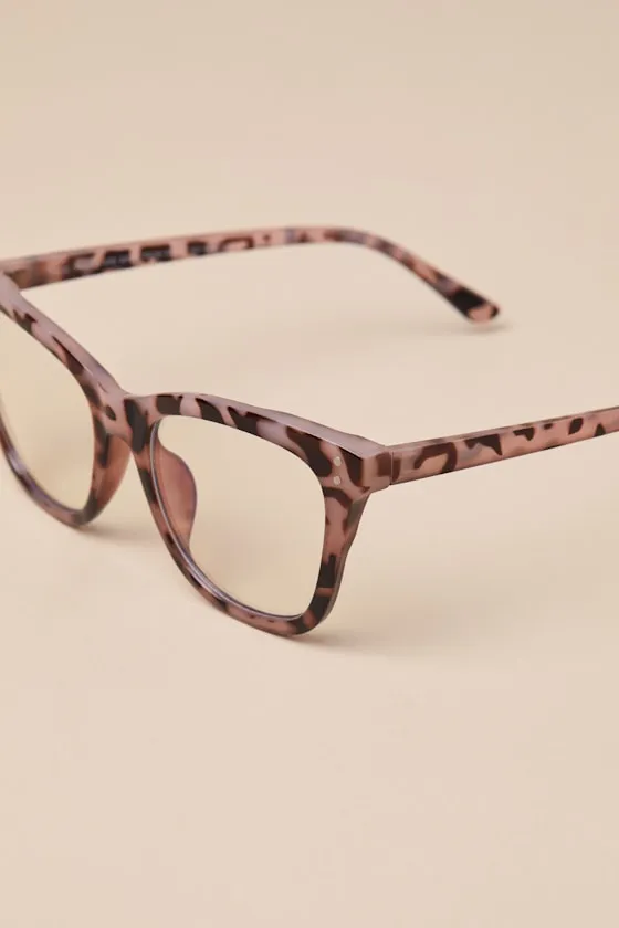 Busy Behavior Tortoiseshell Blue Light Glasses sold by Lulus product image thumbnail 4