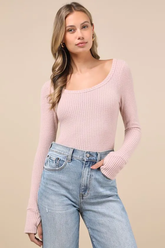 Everyday Design Blush Pink Long Sleeve Top sold by Lulus
