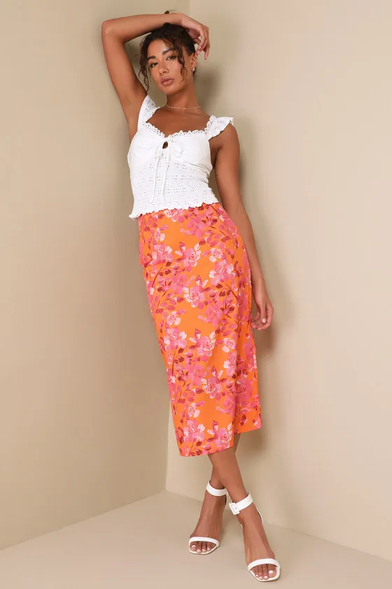 Perfect Sweetness White Eyelet Ruffled Keyhole Smocked Top sold by Lulus product image thumbnail 2