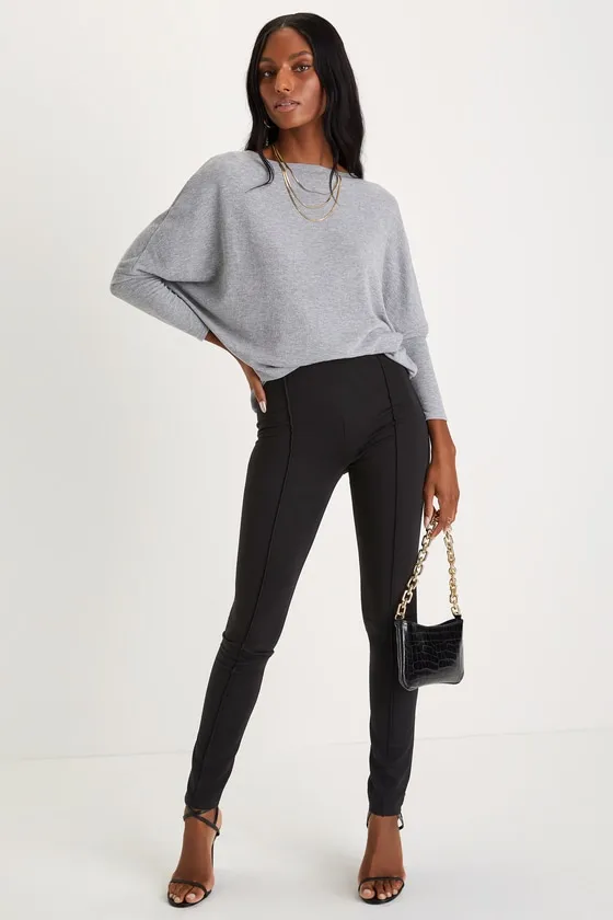 Rock Music Black High-Waisted Leggings sold by Lulus