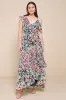 Radiant Hunter Green Floral Print Chiffon Maxi Dress sold by Lulus