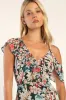 Radiant Hunter Green Floral Print Chiffon Maxi Dress sold by Lulus