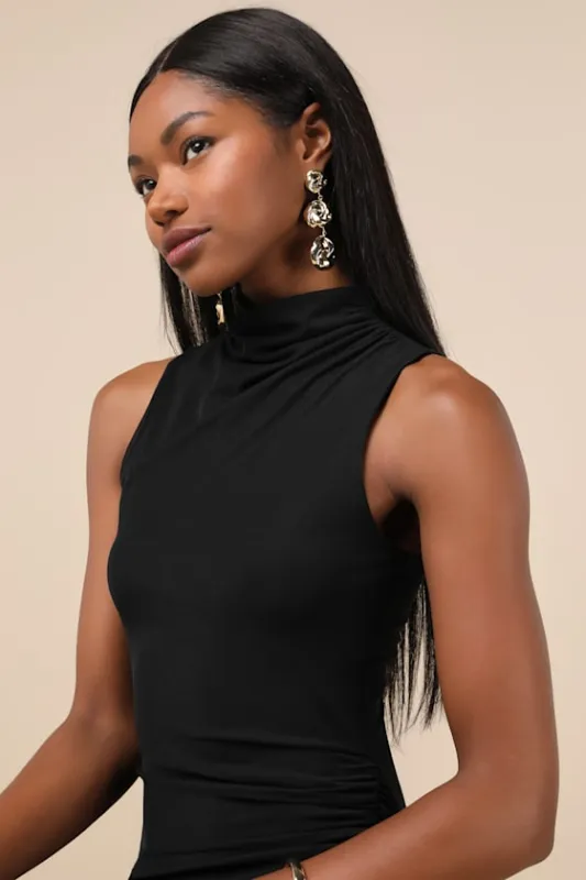 Boldest Shine Gold Knotted Drop Earrings sold by Lulus