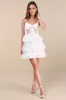 Exquisite Drama White Embroidered Sequin Tiered Mini Dress sold by Lulus