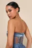 Radiant Direction Slate Blue Strapless Midi Dress With Pockets sold by Lulus