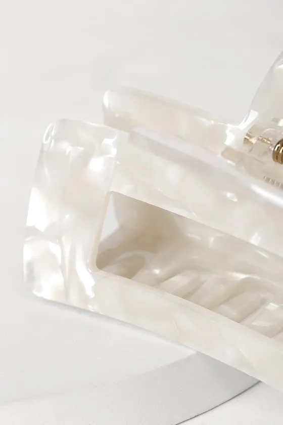Stylish Manner White Claw Hair Clip sold by Lulus product image thumbnail 3