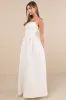 Gorgeous Extravagance White Floral Jacquard Maxi Dress sold by Lulus
