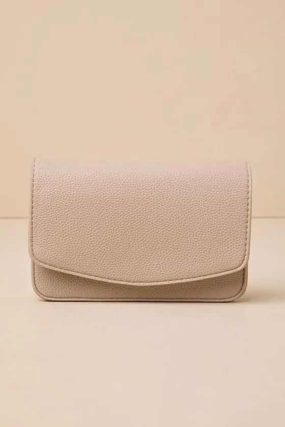 Side to Side Taupe Crossbody Mini Bag sold by Lulus product image thumbnail 3
