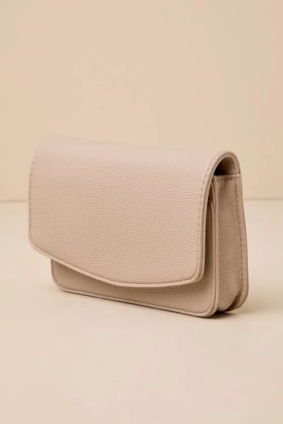 Side to Side Taupe Crossbody Mini Bag sold by Lulus product image thumbnail 4