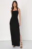 Glamorous Dedication Black Sleeveless Column Maxi Dress sold by Lulus