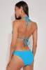 Sandy Messages Teal Blue Ribbed Bikini Bottoms sold by Lulus