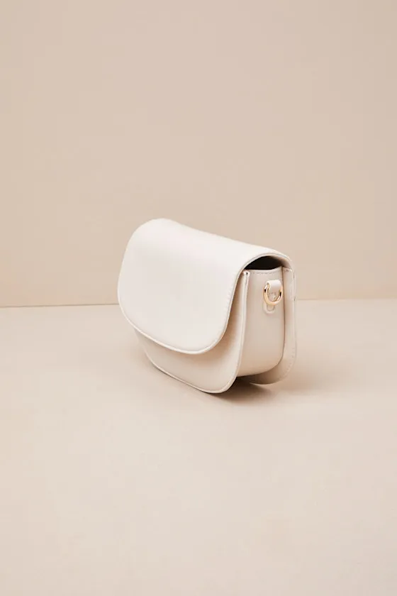 Abelina Ivory Half Circle Shoulder Bag sold by Lulus product image thumbnail 2