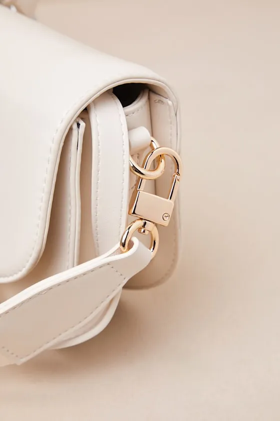 Abelina Ivory Half Circle Shoulder Bag sold by Lulus product image thumbnail 3