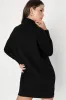Positively Charming Black Turtleneck Mini Sweater Dress sold by Lulus