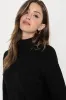 Positively Charming Black Turtleneck Mini Sweater Dress sold by Lulus