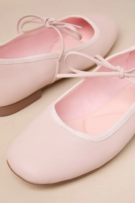 Felicitie Ballet Pink Bow Ballet Flats sold by Lulus product image thumbnail 4