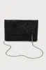 Chic Option Black Beaded Clutch sold by Lulus