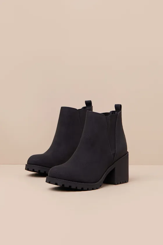 Lisbon Black High Heel Ankle Booties sold by Lulus product image thumbnail 2