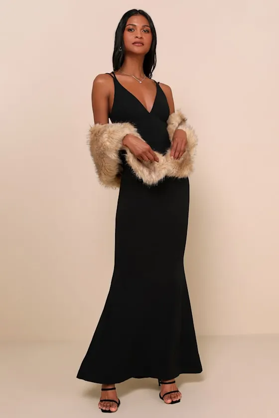 Always Posh Brown Faux Fur Stole sold by Lulus product image thumbnail 2