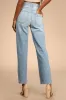 Generational Style Light Wash Distressed High-Rise Dad Jeans sold by Lulus
