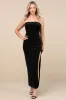 Dreamy Choice Black Rhinestone Strapless Maxi Dress sold by Lulus