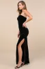 Dreamy Choice Black Rhinestone Strapless Maxi Dress sold by Lulus