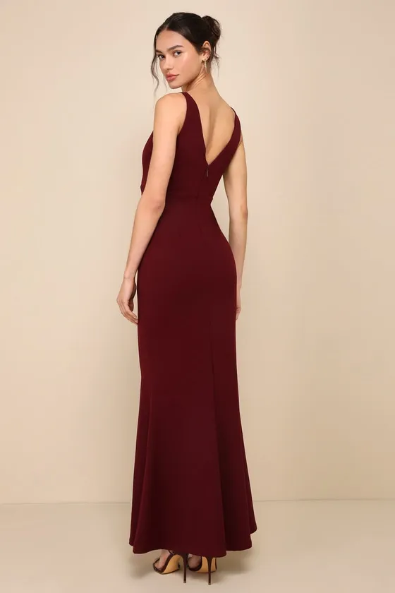 Melora Plum Purple Sleeveless Maxi Dress sold by Lulus product image thumbnail 2