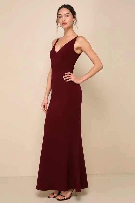 Melora Plum Purple Sleeveless Maxi Dress sold by Lulus product image thumbnail 3