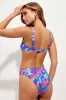 Catch Some Waves Blue Multi Floral High-Cut Bikini Bottoms sold by Lulus