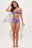 Catch Some Waves Blue Multi Floral High-Cut Bikini Bottoms sold by Lulus
