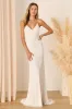 Cherished Vow White Beaded Backless Mermaid Maxi Dress sold by Lulus
