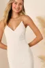 Cherished Vow White Beaded Backless Mermaid Maxi Dress sold by Lulus