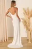 Cherished Vow White Beaded Backless Mermaid Maxi Dress sold by Lulus