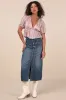 Irresistible Charisma Mauve Floral Peplum Crop Top sold by Lulus