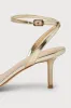Ensley Gold Kitten Heel Ankle Strap Sandals sold by Lulus