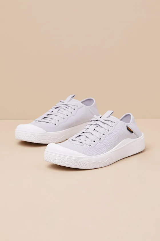 Terra Canyon Lunar Rock Grey Mesh Lace-Up Sneakers sold by Lulus