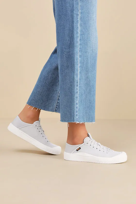 Terra Canyon Lunar Rock Grey Mesh Lace-Up Sneakers sold by Lulus product image thumbnail 2