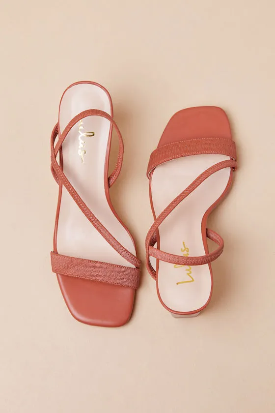 Capucine Terracotta Strappy Slingback High Heel Sandals sold by Lulus product image thumbnail 4