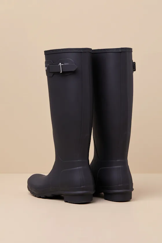 Original Tall Black Rain Boots sold by Lulus product image thumbnail 3