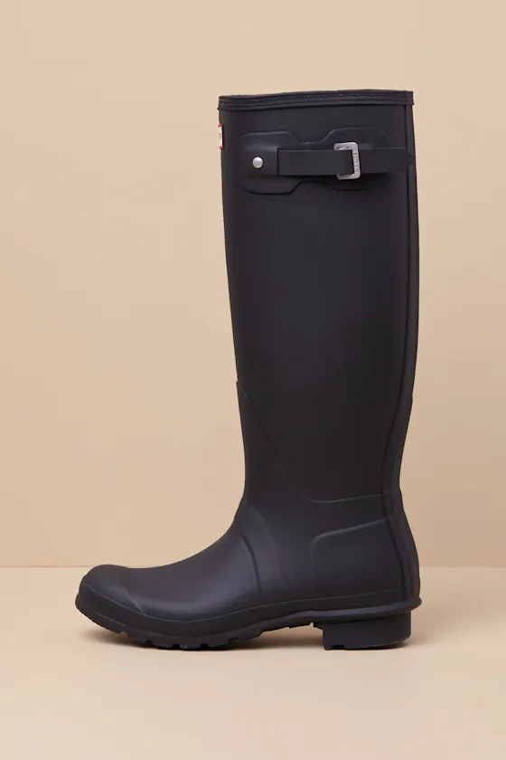 Original Tall Black Rain Boots sold by Lulus product image thumbnail 4