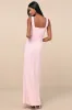 Glamorous Disposition Light Pink Ruched Maxi Dress sold by Lulus