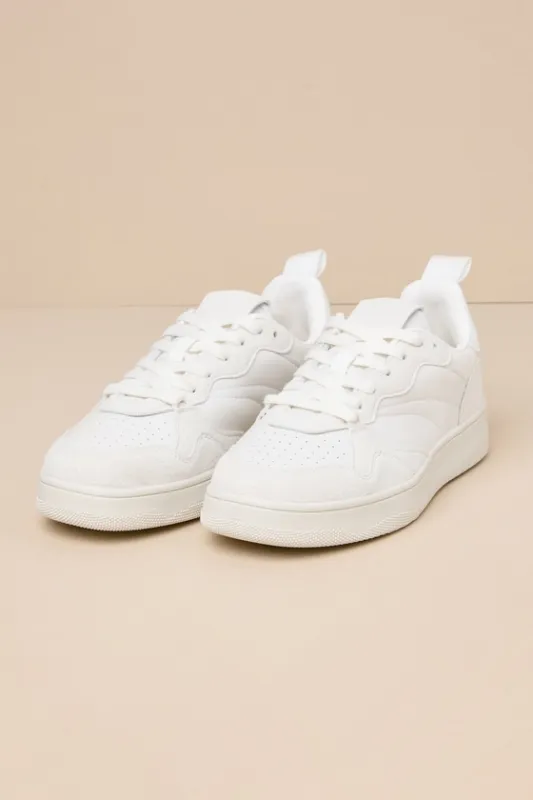 Mezereon White Sneakers sold by Lulus