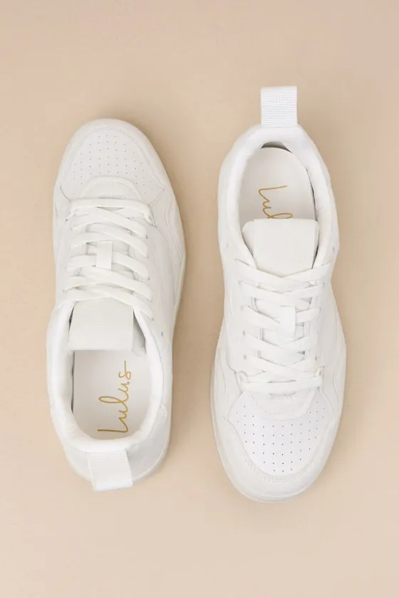 Mezereon White Sneakers sold by Lulus product image thumbnail 3
