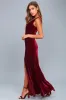 Crushin' It Burgundy Velvet Maxi Dress sold by Lulus