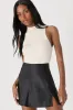 Flirty Days Black Satin Mini Skirt sold by Lulus