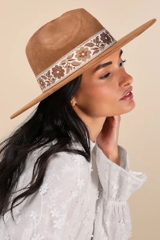 Prairie Poise Brown Western Fedora Hat sold by Lulus