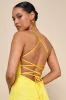Perfect Enchantment Yellow Sequin Lace-Up Mermaid Maxi Dress sold by Lulus